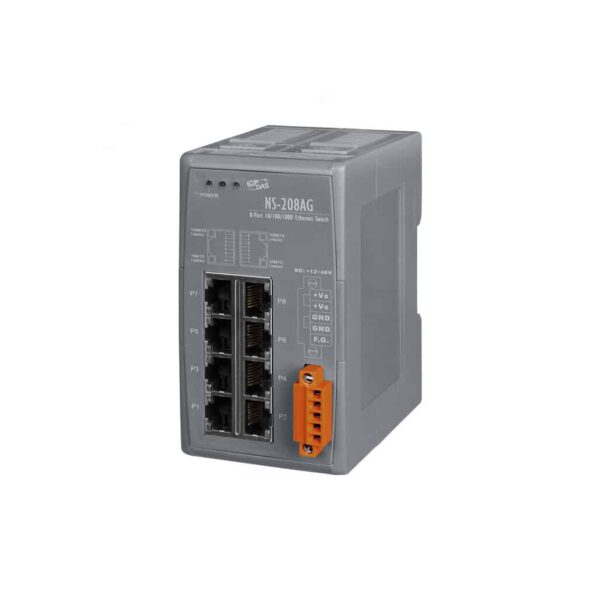 NS 208AGCR Unmanaged Ethernet Switch 01 121669