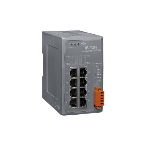 NS 208AGCR Unmanaged Ethernet Switch 03 121669