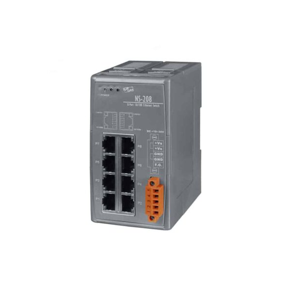 NS 208CR Unmanaged Ethernet Switch 01 113245