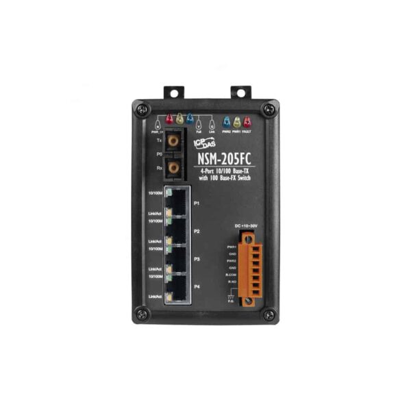 NSM 205FCCR Unmanaged Ethernet Switch 02 114579