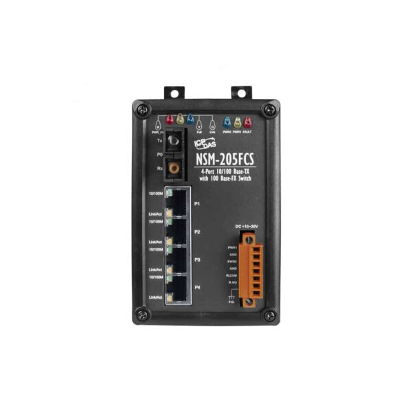 NSM 205FCSCR Unmanaged Ethernet Switch 02 114670