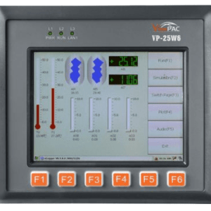 ICP DAS VP-25W6-EN CR : ViewPAC Controller/CE 5.0/ISaGRAF-InduSoft/5.7″LCD